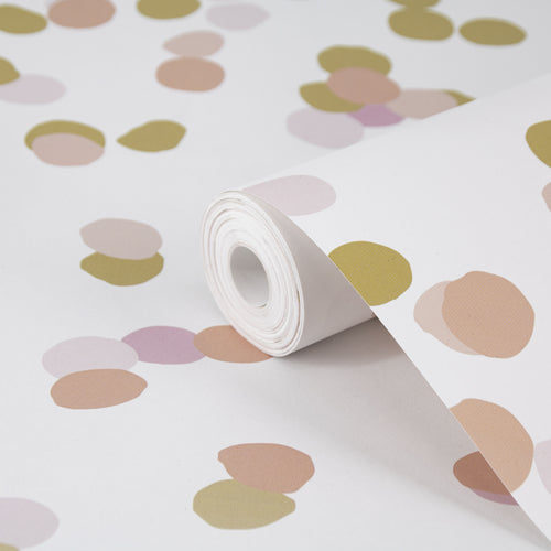 Art for the Home Fotobehang - Confetti - Roze/goud - 280x300cm - vtwonen shop