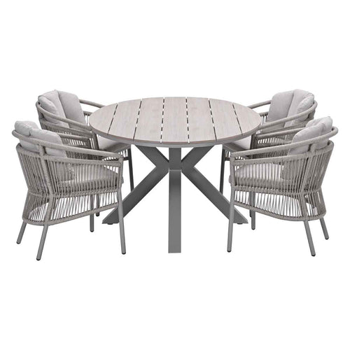 Garden Impressions tuinset Sorong - Tulli - taupe - 220x115 cm - 7-delig - vtwonen shop