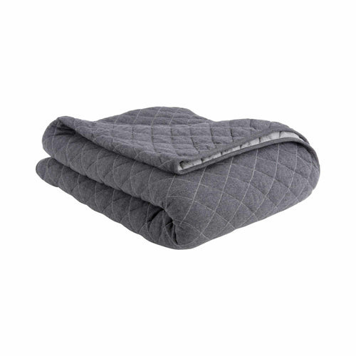 Present Time deken Throw Diamonds Quilted - bruin - 170x130xcm - vtwonen shop