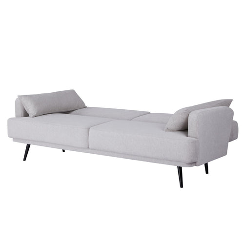 Giga Meubel Slaapbank Sylke - Beige Stof - 214x86x83cm - vtwonen shop