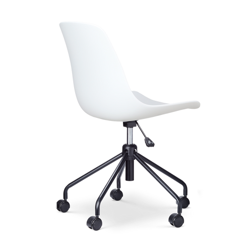 Nolon Nout-Pip Bureaustoelen Set van 2 - Wit - Zwart Onderstel - vtwonen shop