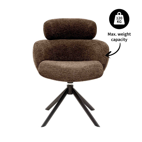 Kick draaistoel Kian - Taupe