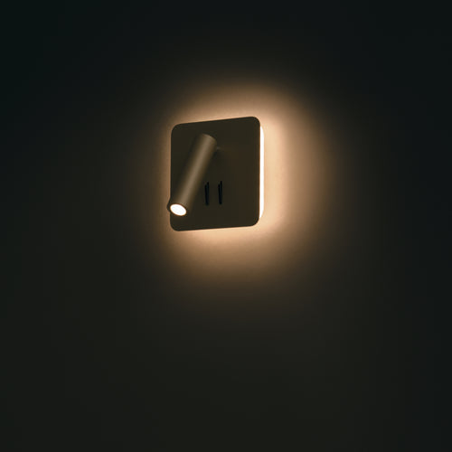 Maytoni wandlamp Ios 176 - Zwart - 6.5x13x13 cm