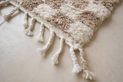 AFK Living vloerkleed Berber - handgemaakt - Wol - 110 x 146 cm - vtwonen shop