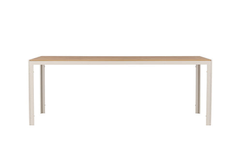 Nest outdoor Aaron tuintafel polywood beige - 205 x 90 cm - vtwonen shop