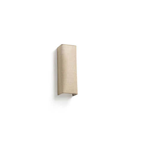 Faro Otton Rechthoekige Jute Up Down Wandlamp Verticaal 2 Lichts