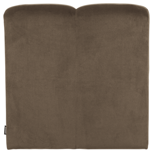 WOOOD eetbank 84 cm met rugleuning Mojo - Velvet - Taupe - 83x84x73
