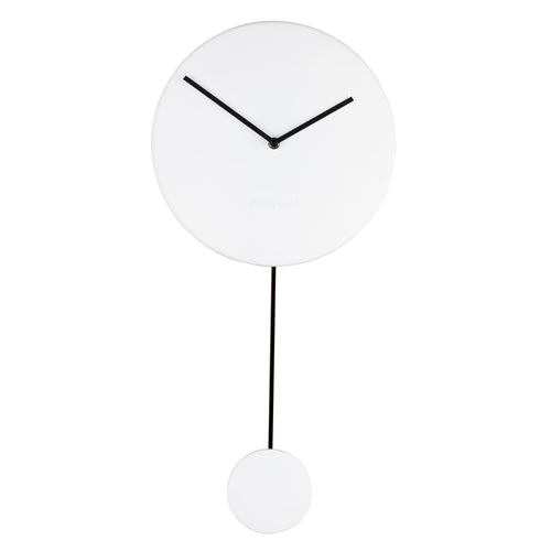 Zuiver Minimal Klok/ Wandklok Rond 30 cm Wit - vtwonen shop