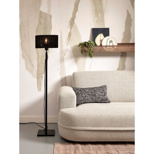 GOOD&MOJO vloerlamp Iguazu - zwart - Ø30cm - vtwonen shop