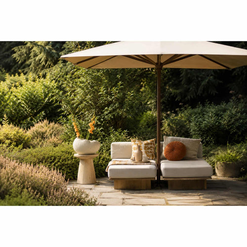 Light & Living vaas Denisa - wit - 52.5x42.5x34cm