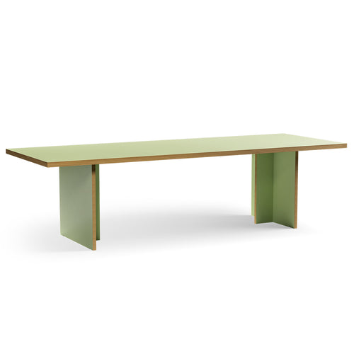 HKLIVING dinertafel rechthoekig – pistachio –  280cm
