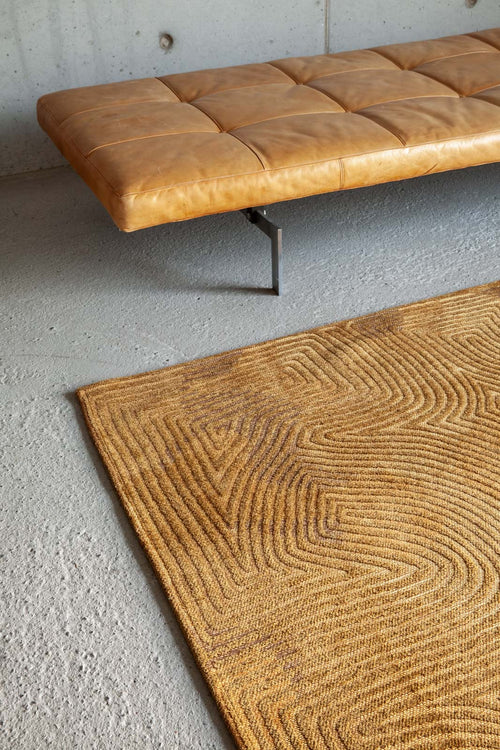 Louis De Poortere vloerkleed Jelly Gold - geel - 240x340cm - vtwonen shop