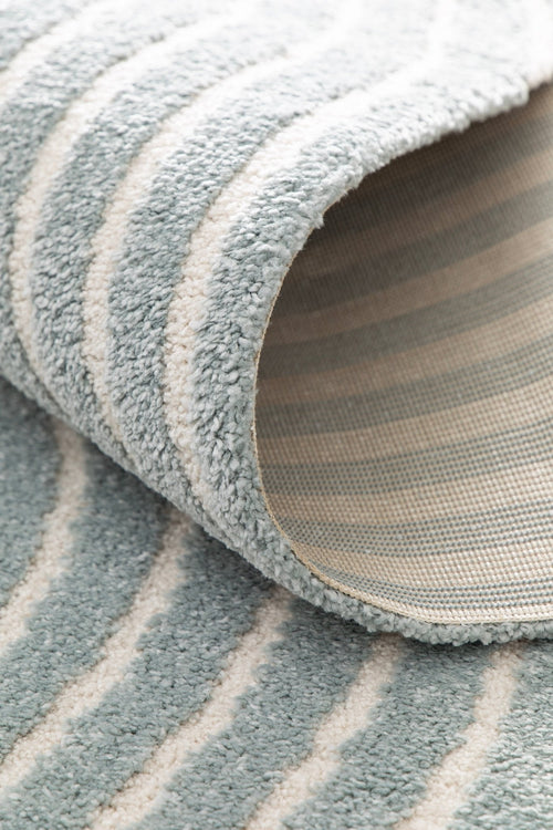 AFK Living vloerkleed Groove - reliëfeffect - blauw - 120 x 170 cm - vtwonen shop