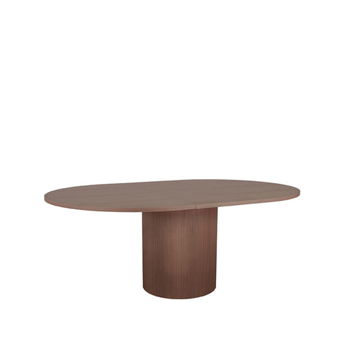 LABEL51 Eettafel Oliva - Walnoot - Uitschuifbaar - 150/200x130x78cm