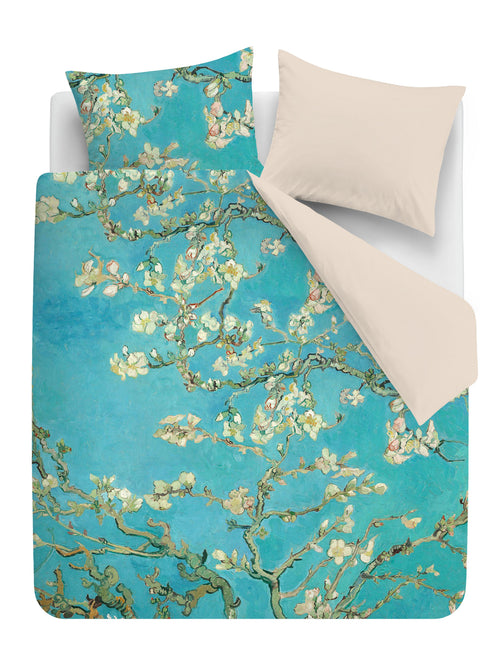 Beddinghouse x Van Gogh Museum Dekbedovertrek Almond Blossom De Velours - 200 x 200/220 cm - Blauw