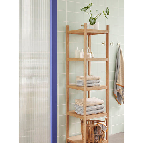 Hübsch manden Hickory - bamboe - ø34xh33, ø39xh36cm - vtwonen shop