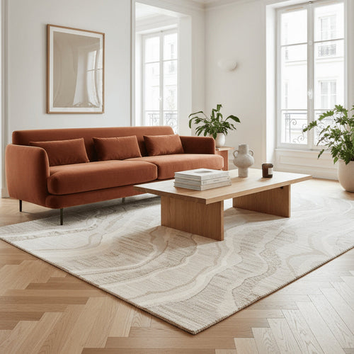 AFK Living vloerkleed Strata - Zacht comfort voor elke dag en OEKO-TEX® Standard 100 gecertificeerd. - beige - 160x230 cm