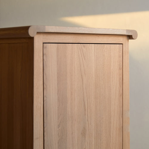 Tikamoon Massief eiken hoge kolomkast - Naturel - vtwonen shop