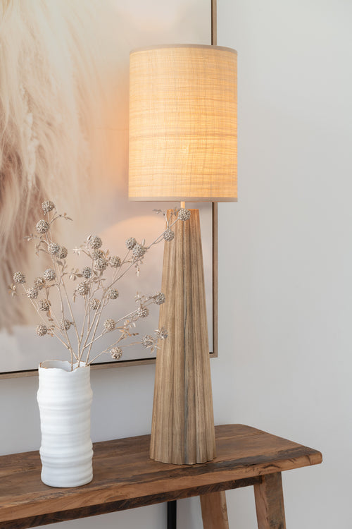 J-Line console Vierkant  - hout - naturel