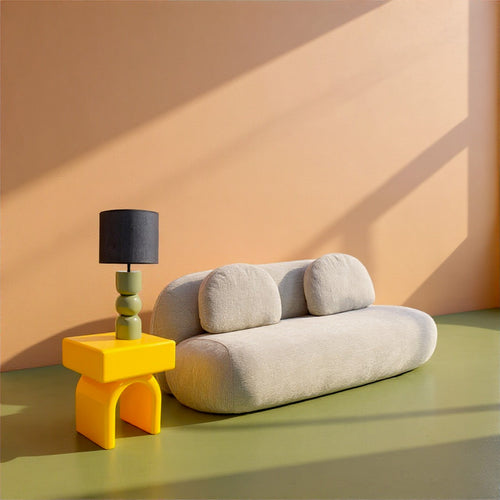 Kare Design Nachtkastje Eliano 1 lade geel