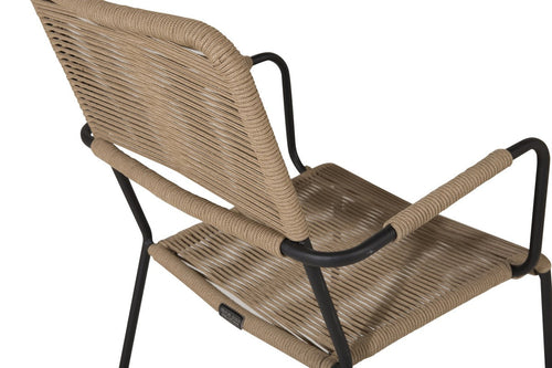 Rebellenclub Tuinstoel Rama - Set van 2 - Bruin - vtwonen shop