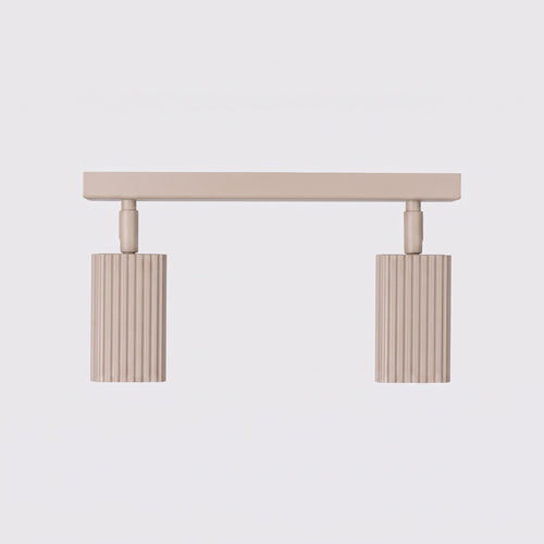 Sollux Lighting Plafondlamp RAYO 2 taupe - 30x6x16,5cm