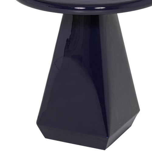 WOOOD bijzettafel Lavo - Metaal Hoogglans - Donkerblauw - 40x40x40