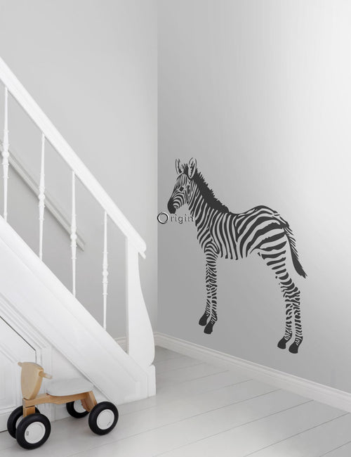 Origin Wallcoverings fotobehang zebra's zwart wit - 150 x 279 cm - 357217