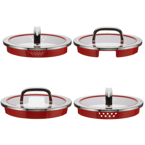 WMF Function 4 Kookpan laag - Ø160mm - Rood