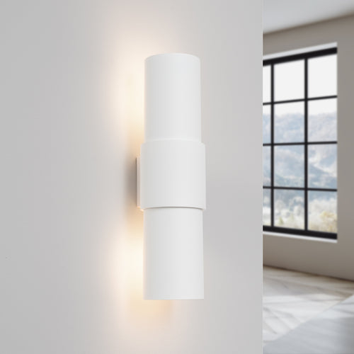 Sollux Lighting Wandlamp FLASH 2 wit - 10x12x37cm