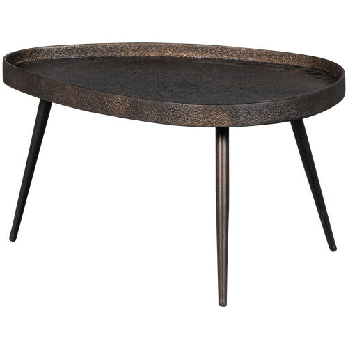 BePureHome bijzettafel Crude - Zink - Antique Bronze - 39x71x52 - vtwonen shop