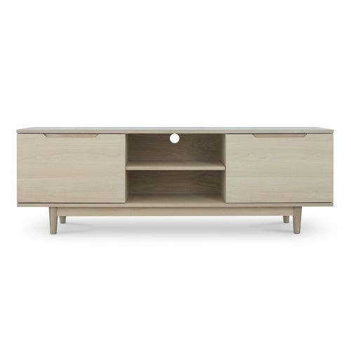 Furnhouse tv-meubel Kerteminde - Witte olie - MDF, eikenfineer - 45x160x53