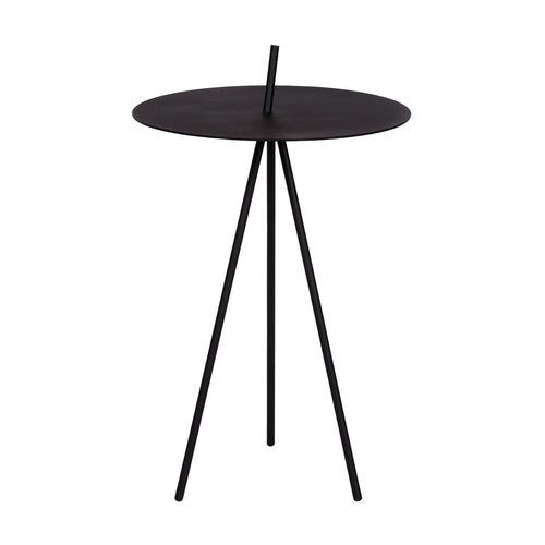 Atmooz bijzettafel Azure - zwart - Ø 40 x H 66 cm