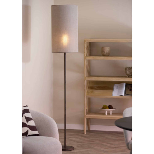 Light & Living vloerlamp Washington - bruin - Ø25cm