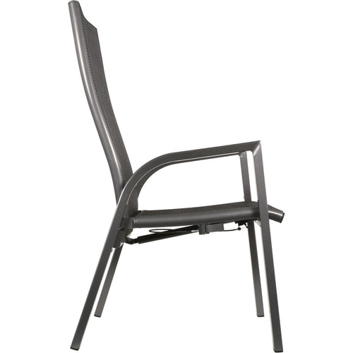 Lesli Living bistrostoel Mojito - antraciet - 59x69x110cm