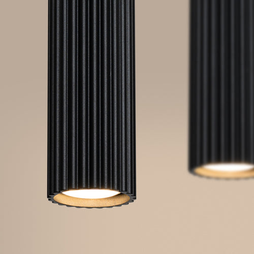 Sollux Lighting Hanglamp KARBON 4L zwart - 81x5x120cm