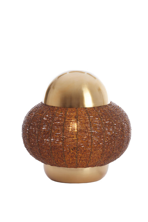 Light & Living tafellamp CETARA - bruin - Ø32x33cm - vtwonen shop