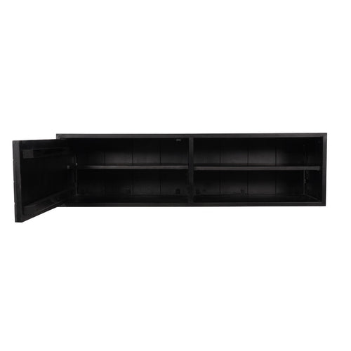 StarFurn Zwevend Tv-meubel New York - Zwart Hout - 120x35x33cm - vtwonen shop