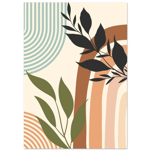 Artfulprints  Boho – Natural tones   poster A4 21x29.7 cm - vtwonen shop