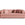 Cosmopolitan Design Converteerbare bank Kemi 3-zits, flueel roze - 95x206x70cm