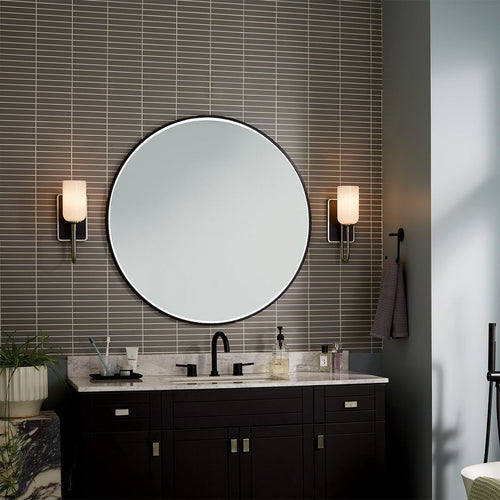 Wandleuchte Modern Gebürstetes Nickel, Schwarz 3000K IP44 1x G9