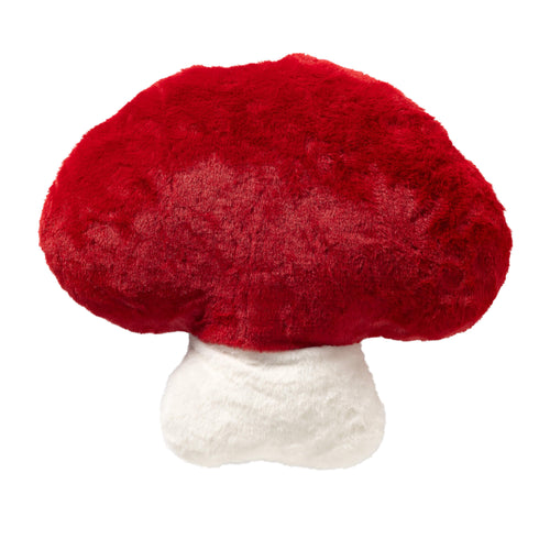 AMANITA - sierkussen 46x42 cm - paddenstoel - Tango Red - rood, wit