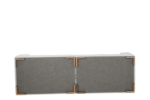 J-Line onderstel Zetel + 9 Kussens Monaco Xl - textiel - wit - vtwonen shop