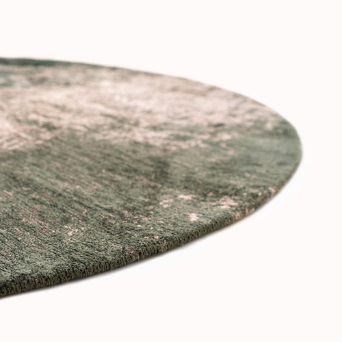 Louis De Poortere vloerkleed Dark Pine - groen - 140x140cm - vtwonen shop