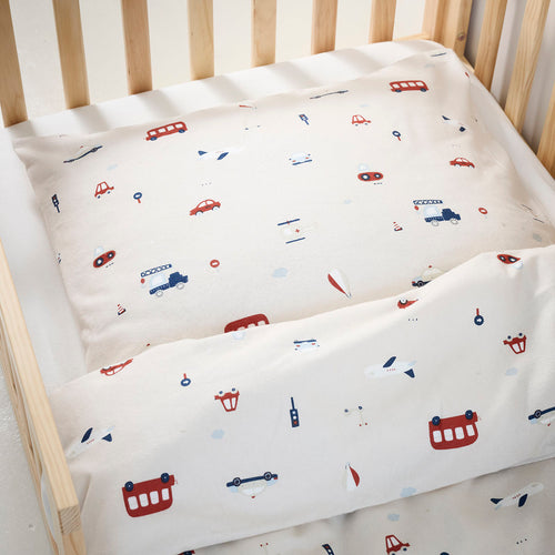 Petite Amélie Dekbedovertrekset – 140x200 cm – 100% Biologisch Katoen – Vehicles - vtwonen shop