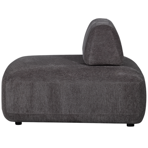 WOOOD fauteuil Sterck - Polyester - Charcoal - 118x102x41 - vtwonen shop