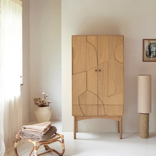 Tikamoon Dressoir in mindihout 90 cm - Naturel