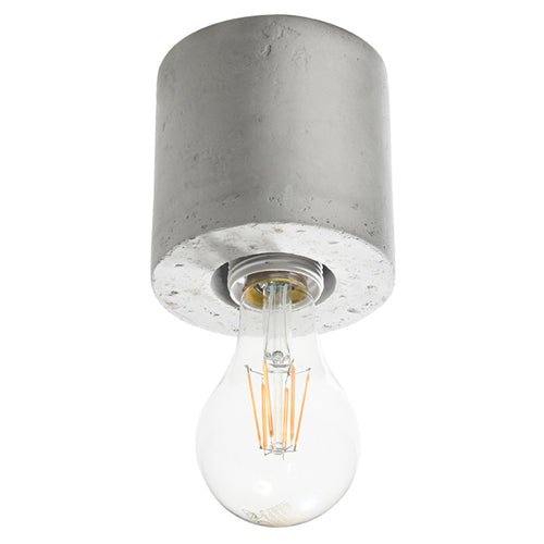 Sollux Lighting Plafondlamp SALGADO beton - 10x10x10cm