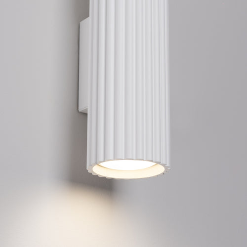 Sollux Lighting Wandlamp KARBON 30 wit - 6,5x8,5x30cm