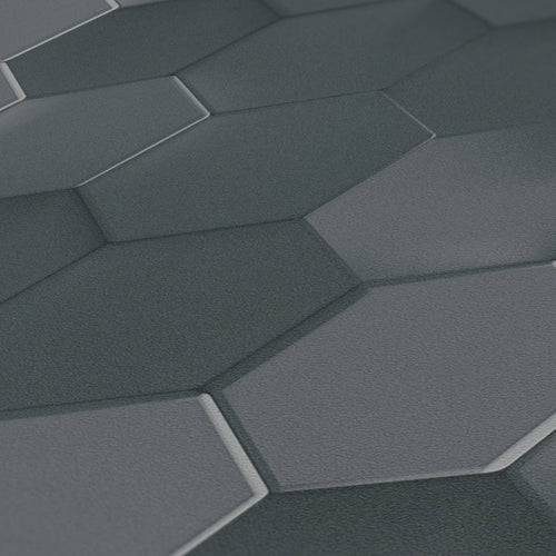 Livingwalls behang 3D-motief grijs - 53 cm x 10.05 m - AS-387233 - vtwonen shop